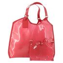 LOUIS VUITTON Epi Plage Via Hand Bag Vinyl Red Grenadine M92152 LV Auth 166226A-1