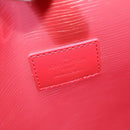 LOUIS VUITTON Epi Plage Via Hand Bag Vinyl Red Grenadine M92152 LV Auth 166226A-17