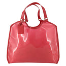 LOUIS VUITTON Epi Plage Via Hand Bag Vinyl Red Grenadine M92152 LV Auth 166226A-13