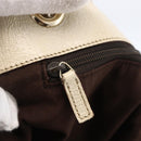 GUCCI GG Canvas Tote Bag Beige Gold 120836 Auth 166234-19