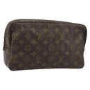 LOUIS VUITTON Monogram Trousse Toilette 28 Clutch Bag M47522 LV Auth 166236-1