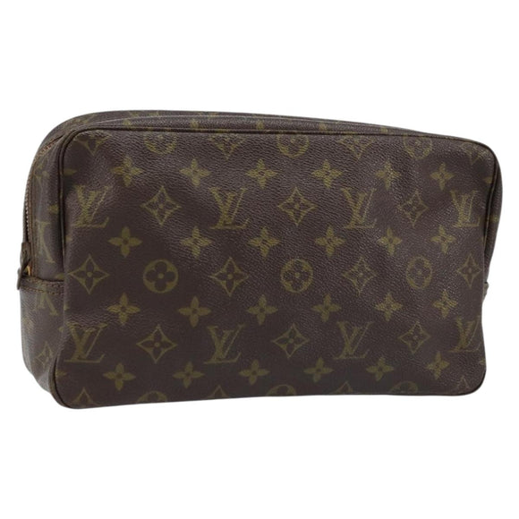 LOUIS VUITTON Monogram Trousse Toilette 28 Clutch Bag M47522 LV Auth 166236