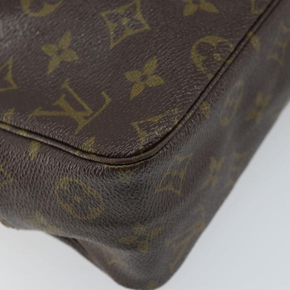 LOUIS VUITTON Monogram Trousse Toilette 28 Clutch Bag M47522 LV Auth 166236
