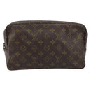 LOUIS VUITTON Monogram Trousse Toilette 28 Clutch Bag M47522 LV Auth 166236-13