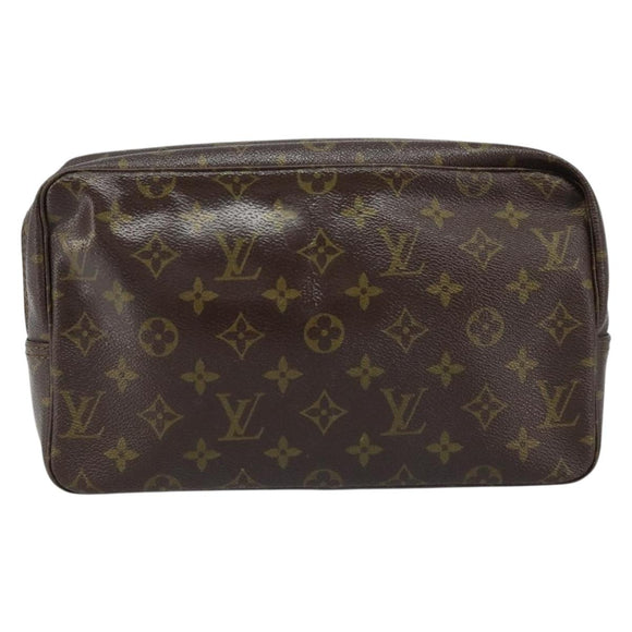 LOUIS VUITTON Monogram Trousse Toilette 28 Clutch Bag M47522 LV Auth 166236