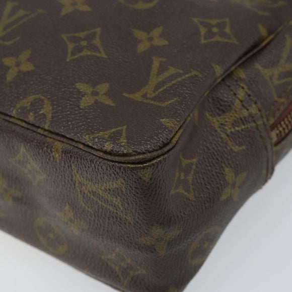 LOUIS VUITTON Monogram Trousse Toilette 28 Clutch Bag M47522 LV Auth 166236