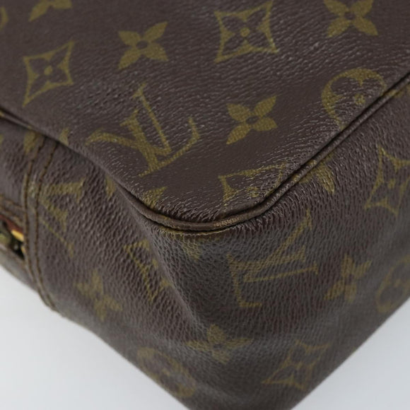 LOUIS VUITTON Monogram Trousse Toilette 28 Clutch Bag M47522 LV Auth 166236