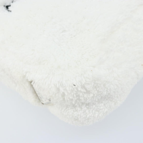 PRADA Hand pouch Hand Bag pile White Auth 166238M