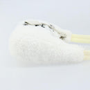 PRADA Hand pouch Hand Bag pile White Auth 166238M-4