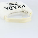 PRADA Hand pouch Hand Bag pile White Auth 166238M-7