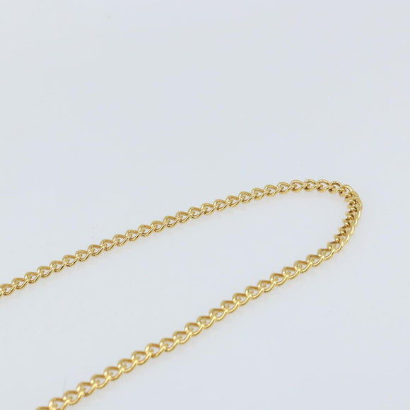 Salvatore Ferragamo Gancini Chain Bag Patent leather Black Gold Auth 166240