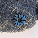 LOEWE Basket Bag Blow Fish Schoudertas Raffia Lichtblauw Auth 166244SM-18