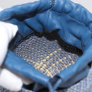 LOEWE Basket Bag Blow Fish Schoudertas Raffia Lichtblauw Auth 166244SM-22