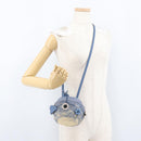 LOEWE Basket Bag Blow Fish Schoudertas Raffia Lichtblauw Auth 166244SM-24