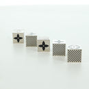 LOUIS VUITTON LV Cube Game metal Silver M99454 LV Auth 166248V-4