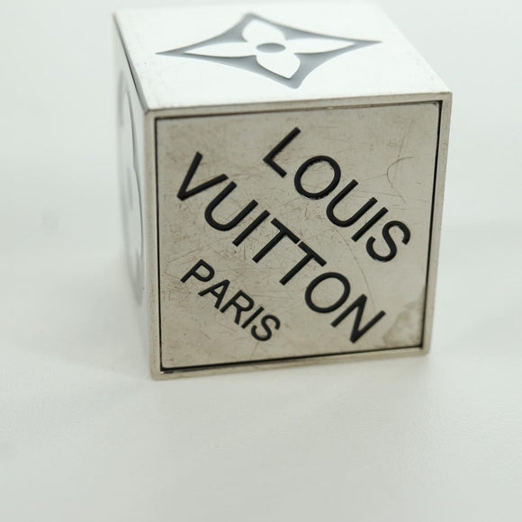 LOUIS VUITTON LV Cube Game metal Silver M99454 LV Auth 166248V