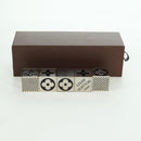 LOUIS VUITTON LV Cube Game metal Silver M99454 LV Auth 166248V-8