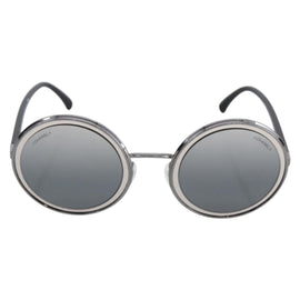 CHANEL Sunglasses metal Black CC Auth 166249V - 0