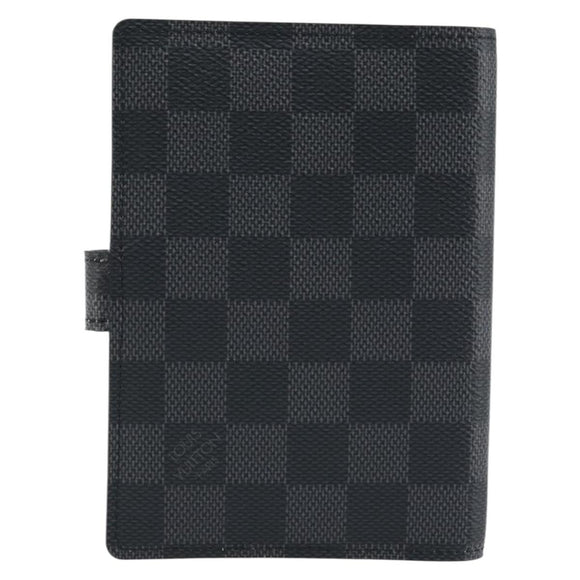 LOUIS VUITTON Damier Graphite Agenda PM Dagplannerhoes R20030 LV Auth 166250V