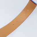 LOUIS VUITTON Monogram LVprinted Initials 40 MM Belt Blue M8460 Auth 166253SAM-9