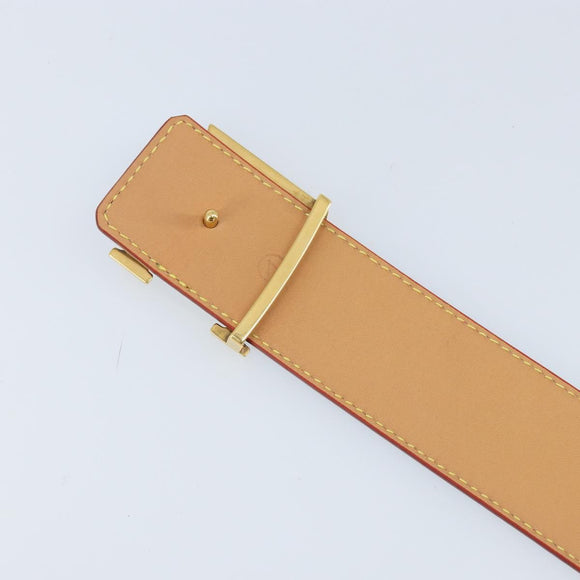 LOUIS VUITTON Monogram LVprinted Initials 40 MM Belt Blue M8460 Auth 166253SAM