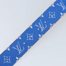 LOUIS VUITTON Monogram LVprinted Initials 40 MM Belt Blue M8460 Auth 166253SAM-13