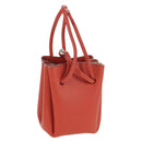 HERMES Vespa Pouch Leather Red Auth 166254M-1