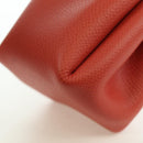 HERMES Vespa Pouch Leather Red Auth 166254M-15