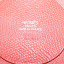 HERMES Vespa Pouch Leather Red Auth 166254M-11