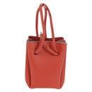 HERMES Vespa Pouch Leather Red Auth 166254M-13