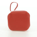 HERMES Vespa Pouch Leather Red Auth 166254M-5