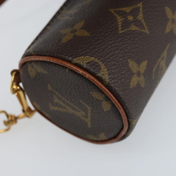LOUIS VUITTON Monogram Papillon Pouch LV Auth 166261A
