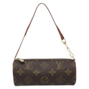 LOUIS VUITTON Monogram Papillon Pouch LV Auth 166261A-2