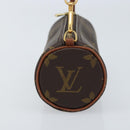 LOUIS VUITTON Monogram Papillon Pouch LV Auth 166261A-4