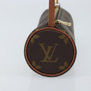 LOUIS VUITTON Monogram Papillon Pouch LV Auth 166261A-5