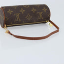 LOUIS VUITTON Monogram Papillon Pouch LV Auth 166261A-7