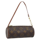 LOUIS VUITTON Monogram Papillon Pouch LV Auth 166263V-1