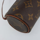LOUIS VUITTON Monogram Papillon Pouch LV Auth 166263V-14