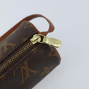 LOUIS VUITTON Monogram Papillon Pouch LV Auth 166263V-10