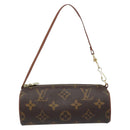 LOUIS VUITTON Monogram Papillon Pouch LV Auth 166263V-13