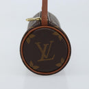 LOUIS VUITTON Monogram Papillon Pouch LV Auth 166263V-4
