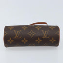 LOUIS VUITTON Monogram Papillon Pouch LV Auth 166263V-5