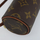 LOUIS VUITTON Monogram Papillon Pouch LV Auth 166266V-14