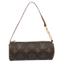 LOUIS VUITTON Monogram Papillon Pouch LV Auth 166266V-13