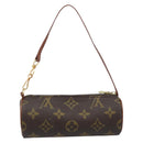 LOUIS VUITTON Monogram Papillon Pouch LV Auth 166266V-2