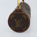 LOUIS VUITTON Monogram Papillon Pouch LV Auth 166266V-3