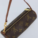 LOUIS VUITTON Monogram Papillon Pouch LV Auth 166266V-6