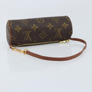 LOUIS VUITTON Monogram Papillon Pouch LV Auth 166266V-7