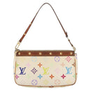 LOUIS VUITTON Monogram Multicolor Pochette Pouch White M92649 LV Auth 166270-13