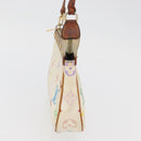 LOUIS VUITTON Monogram Multicolor Pochette Pouch White M92649 LV Auth 166270-3